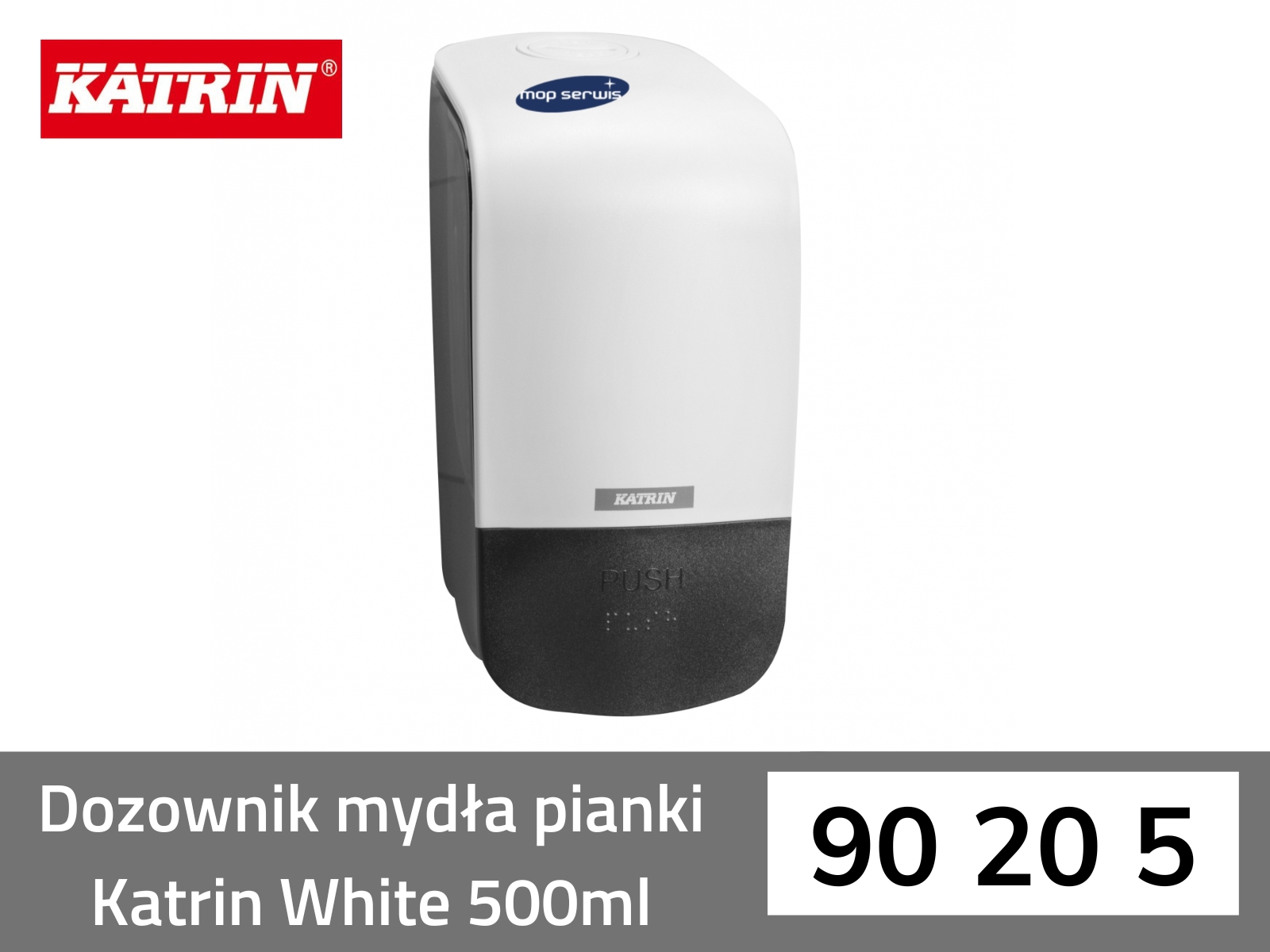 Dozownik Mydła Pianki KATRIN  77335  500ml Biały